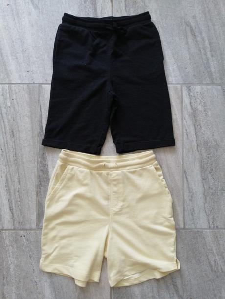 2 šortky v140, bavlna, 140