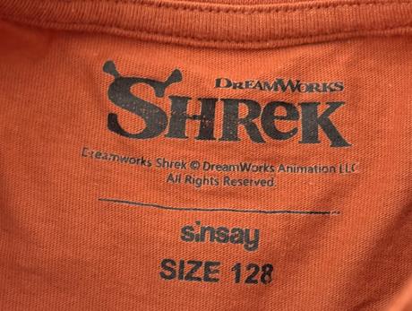Shrek tričko veľ. 128, sinsay,128