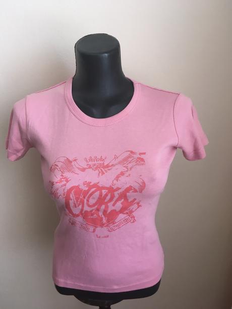 Ružové tričko cross, s