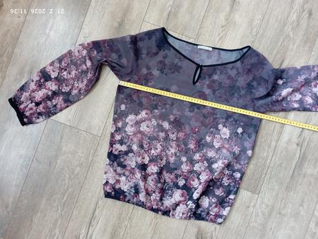 Priehľadná kvetinová tunika (už s poštovným), orsay,m