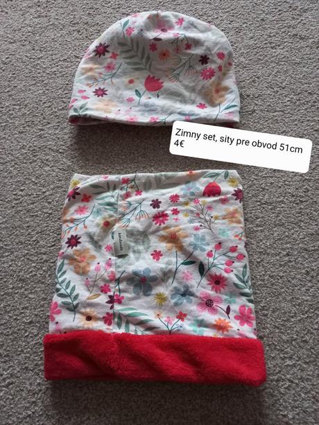 Zimny handmade set - obvod 51cm, 110