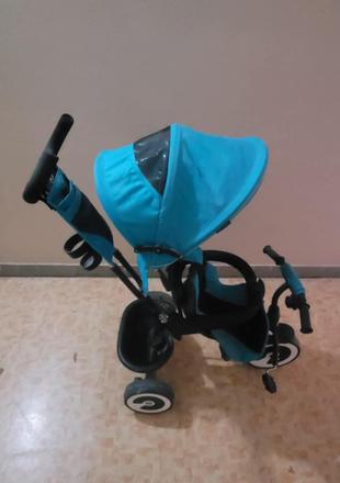 Kinderkraft trojkolka aston turquoise, kinderkraft