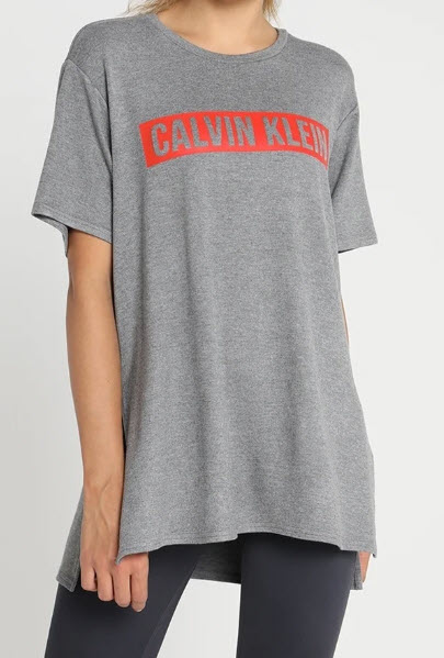 Kvalitné dlhšie tričko calvin klein, pc 46 eur, calvin klein,l