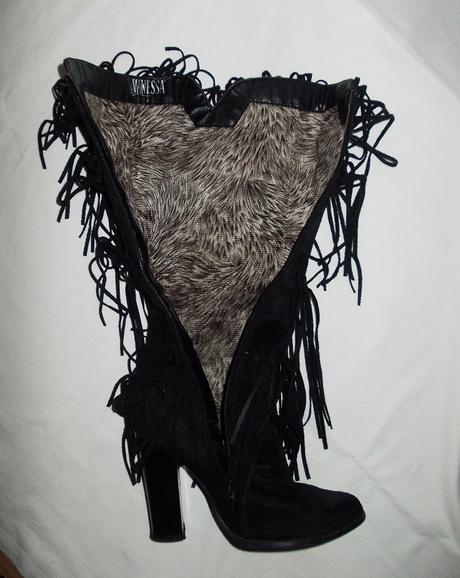 Čižmy so strapcami zn. vanessa, 38