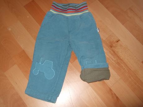 Zateplené menčestrové nohavice jako-o, veľ. 92/98, 92