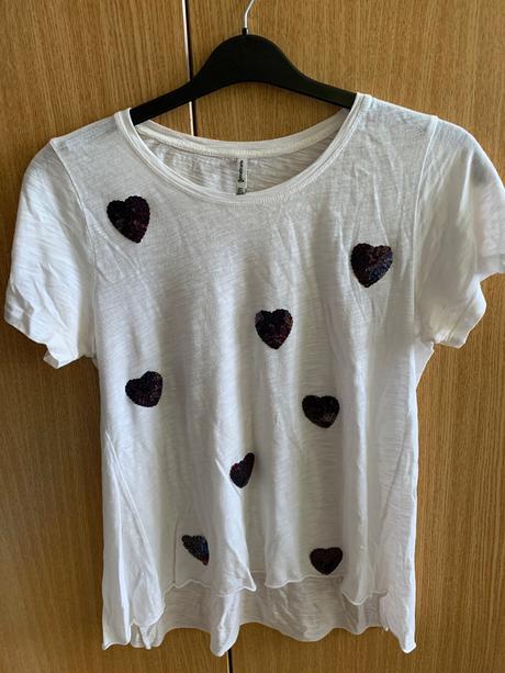 Biele tričko, stradivarius,s