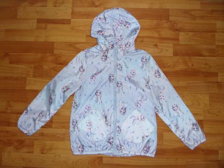 Bledomodrá frozen bunda, h&m,134
