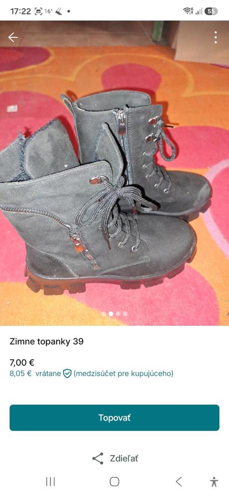 Zimbe topanky 39, 39