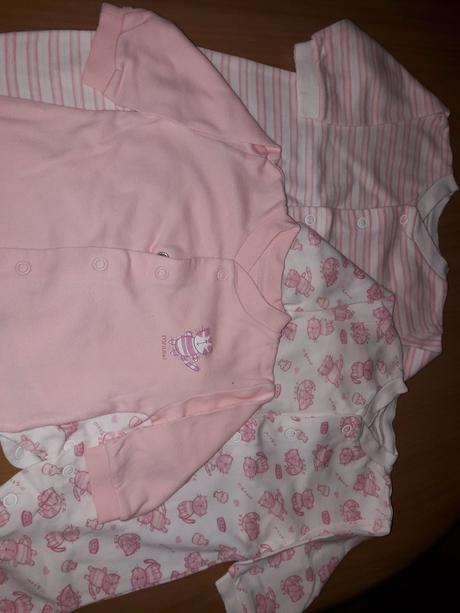 Dojčenské body s dlhým rukávom, tesco,56