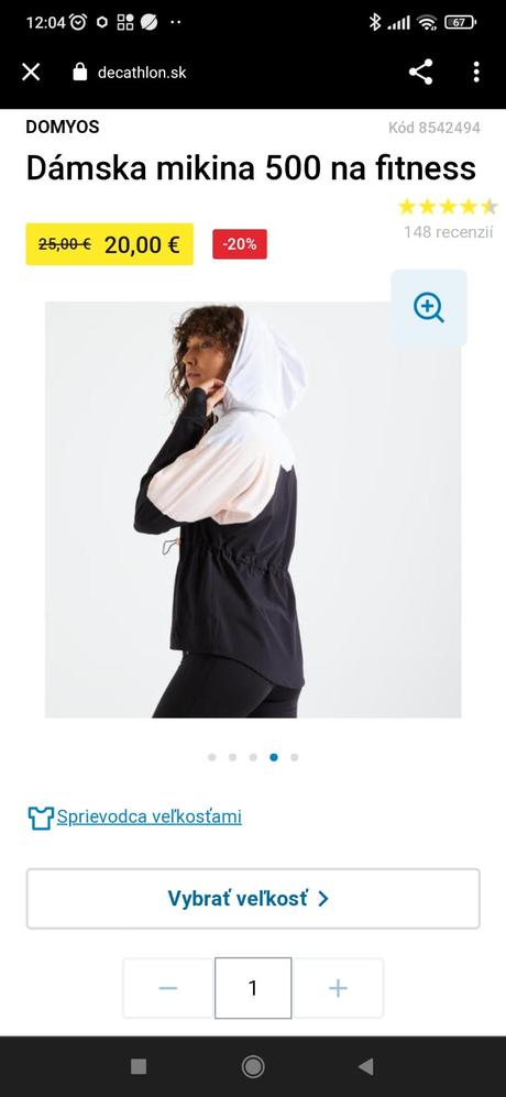 Tenká bunda, decathlon,l