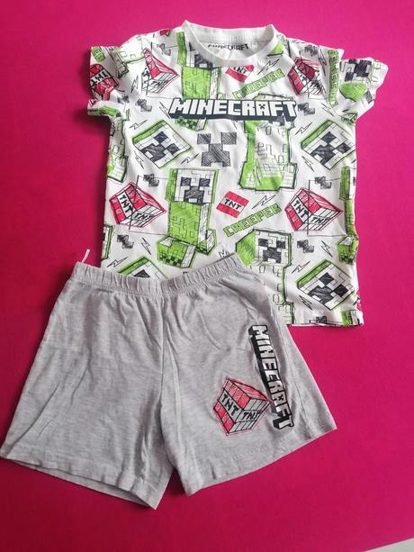 Pyžamo letné minecraft, c&a,140