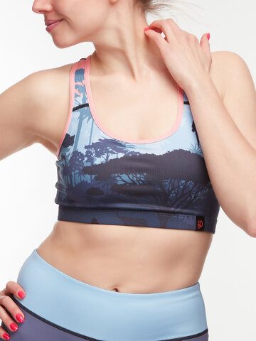 Dedoles športova podprsenka jungle sunset, xxl