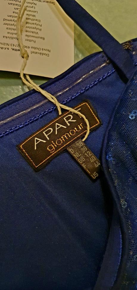 Elegantné spoločenské šaty zn. apart, 38 / m