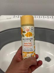 HALLOHEBAMME Baby ošetrujúce mlieko do kúpeľa, 200 ml
