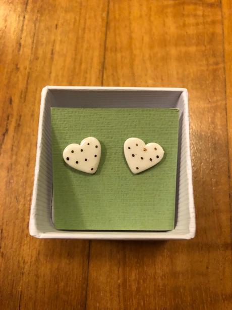 Detské náušnice srdiečka, 