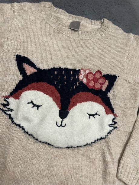 Svetrík mačička  7-8 rokov, 128