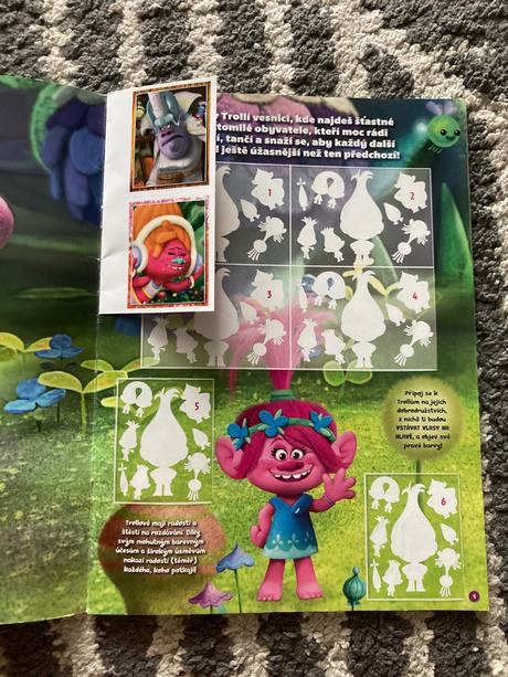 Dreamworks trolls sběratelské album, 