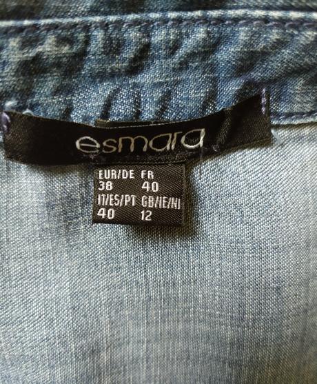 Džínsová košeľa, esmara,38