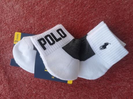 Ralph lauren ponožky 3 páry 36-42, ralph lauren,36 - 42