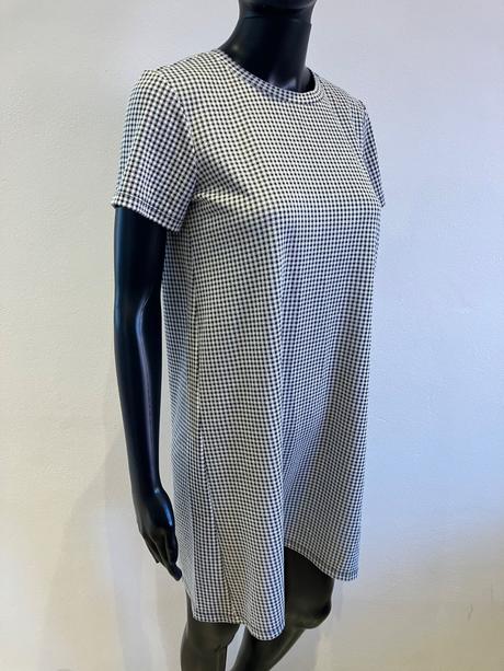 Dámske kockované šaty pull bear (m), pull&bear,m