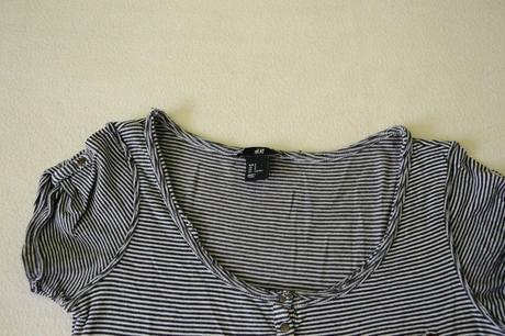 Pásikavé tričko hm, h&m,s