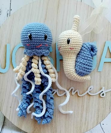 Chobotnička so slimáčikom safran, 