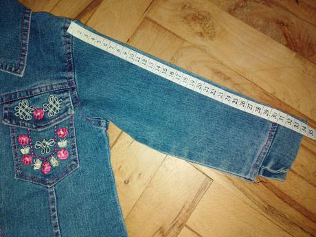 Riflová košeľa či bunda  3-4r, 104