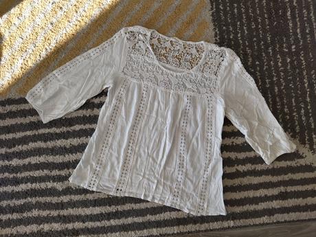 Čipkovaný top s/m, s