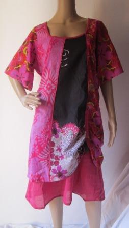 Dvojvrstvové šaty, xl