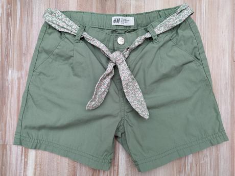 Kraťasy s opaskom zn. h&m, h&m,128