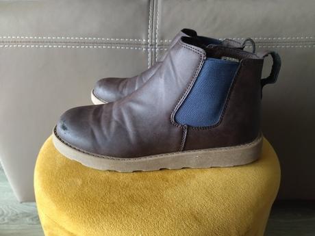 Kožené kotníkové topánky, 33