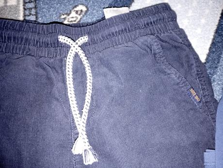 Zateplené  hm kordove nohavice, h&m,128