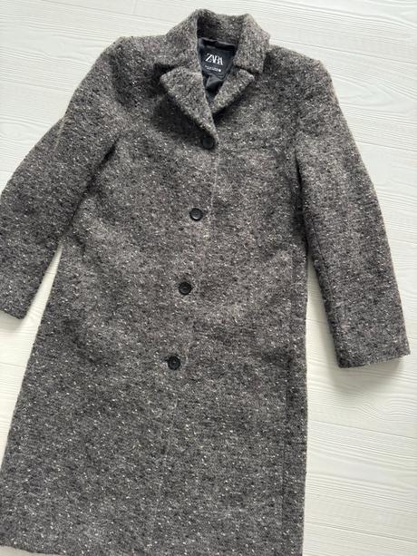 Zara - vlnený buklé kabát, zara,s
