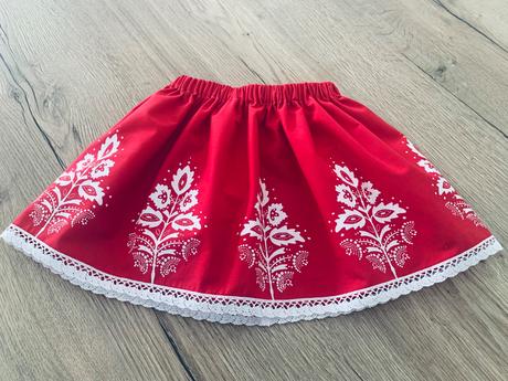 Detská folklórna suknička, 86 / 92 / 98 / 104
