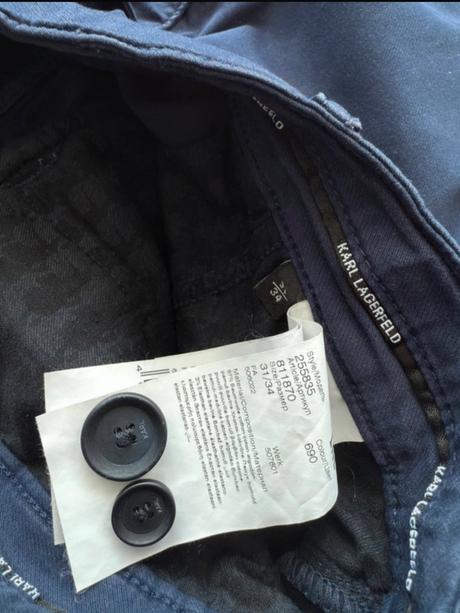 Pánske nohavice karl lagerfeld, m