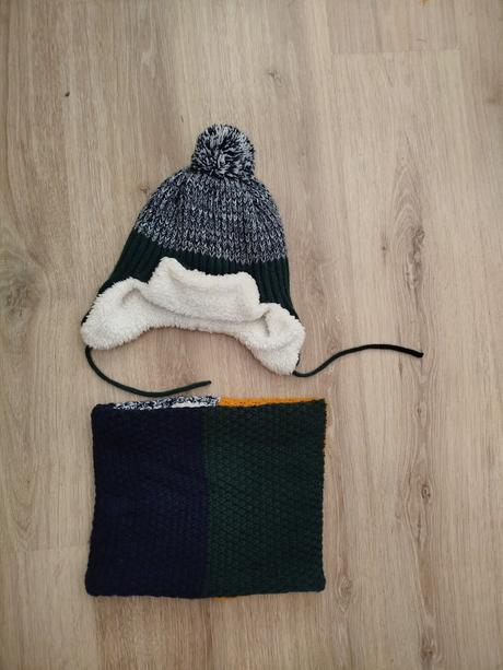 Čiapka+ nákrčník 122-134, 122