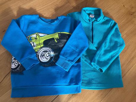 2x teplá mikina, c&a,104