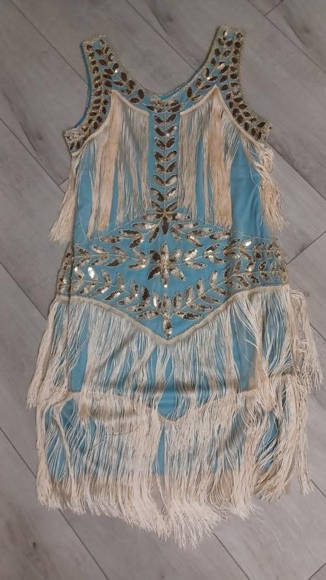 Dámske gatsby šaty, l