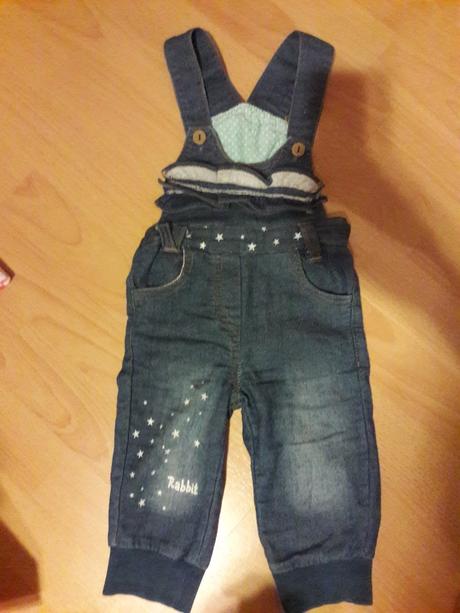 Riflové nohavice, zara,80