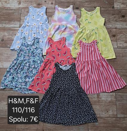 Letné šaty, h&m,110