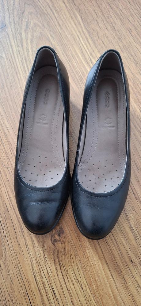 Lodičky kožené, ecco,37