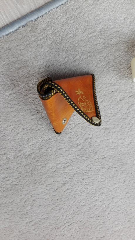 Kožená peňaženka skladacia na kovové, 