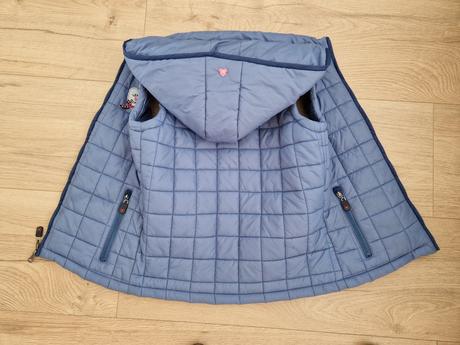 Modra vesta hkm little sister 134/140, 134