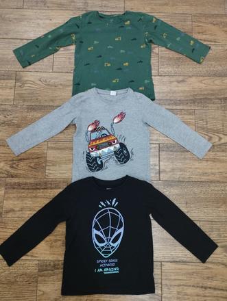 3x tričko, lindex,110