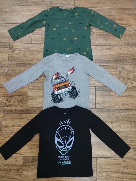 3x tričko, lindex,110