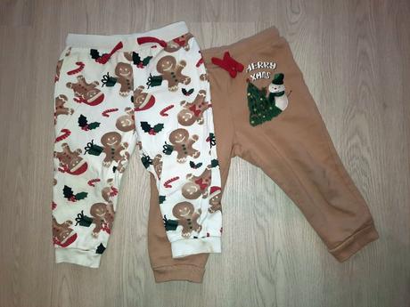 2x vianočné tepláky (80/86), pepco,80