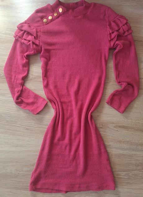 Rebrované tričkove šaty, m