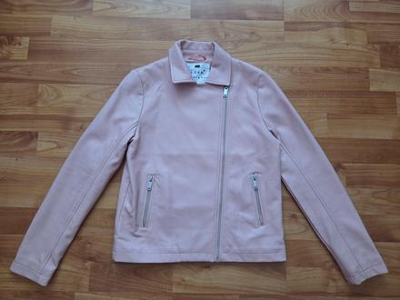 Ružová kožená bunda, f&f,152