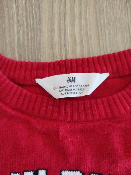 Sveter vianocny, h&m,134