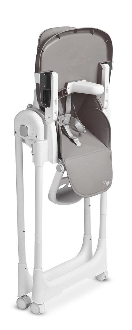 Caretero jedálenská stolička megalo dark grey, caretero